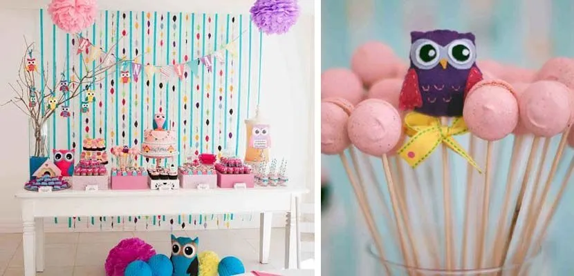 SET DE FOTO FIESTA INFANTIL HIPPIE CHICK BUHO | MIS DECORACIONES ...