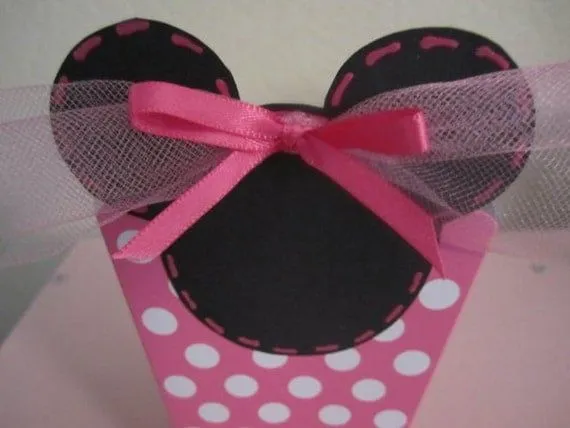 Set de 8 MINNIE MOUSE Party Favor cajas por partiesgalore en Etsy