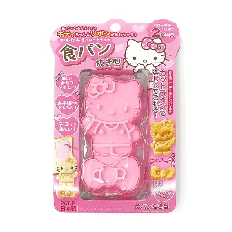 Set Molde Cortador Pan Hello Kitty - Kawaii Panda - Making Life Cuter Set Molde Cortador Pan Hello Kitty - Kawaii Panda - Making Life Cuter