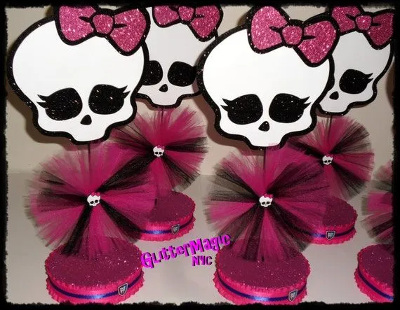 Decoración de mesa de monster high - Imagui