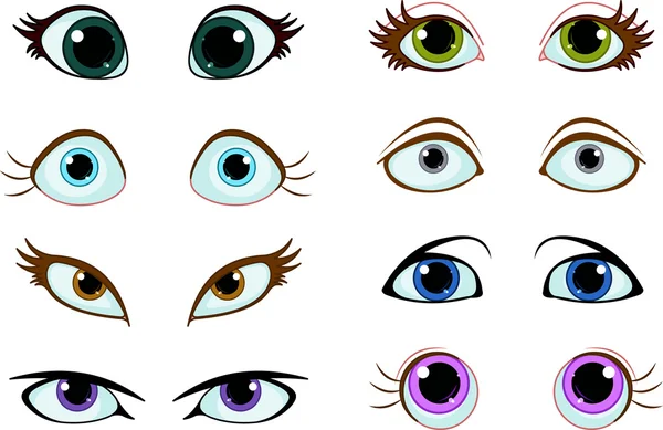Set of cartoon eyes — Stock Vector © Dazdraperma #33937305 Set of cartoon eyes — Stock Vector © Dazdraperma #33937305