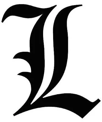 ... seu logotipo que e a letra l na fonte old english ou cloyster black ... seu logotipo que e a letra l na fonte old english ou cloyster black