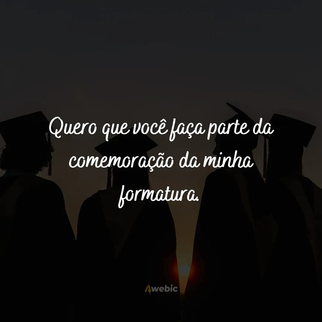 Seus convites de formatura criativos e cativantes: frases prontas para copiar Seus convites de formatura criativos e cativantes: frases prontas para copiar