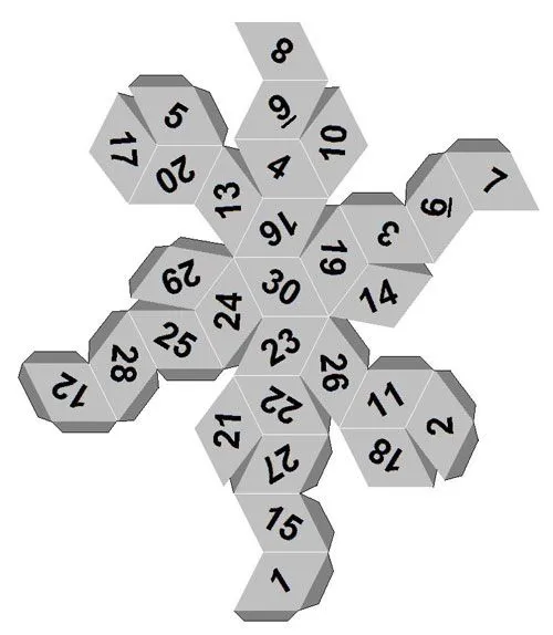 LOS SEXTOS DE LA 4 2010: DADOS PARA IMPRIMIR Y ARMAR LOS SEXTOS DE LA 4 2010: DADOS PARA IMPRIMIR Y ARMAR