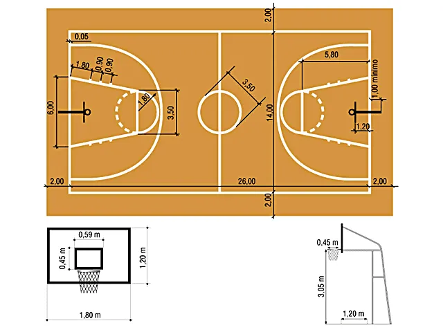 SG EDUCACIÓN FÍSICA - PHYSICAL EDUCATION: CAMPO DE BALONCESTO CON ...