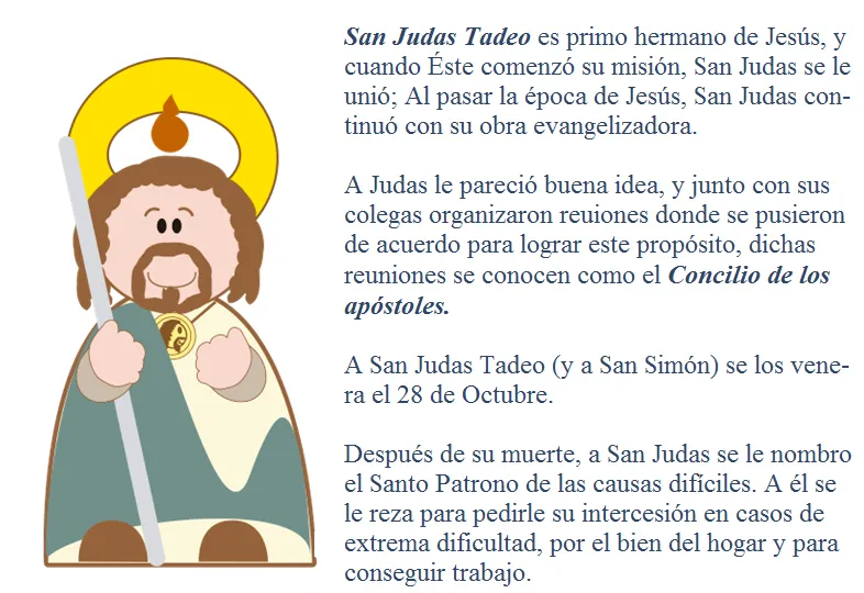 ERLIJIOKO IRAKASLEA: SAN JUDAS TADEO