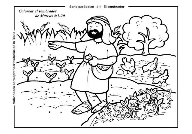 SGBlogosfera. Amigos de Jesús: FICHAS: PARÁBOLA DEL SEMBRADOR SGBlogosfera. Amigos de Jesús: FICHAS: PARÁBOLA DEL SEMBRADOR
