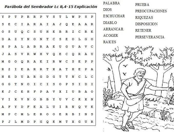 SGBlogosfera. Amigos de Jesús: FICHAS: PARÁBOLA DEL SEMBRADOR SGBlogosfera. Amigos de Jesús: FICHAS: PARÁBOLA DEL SEMBRADOR