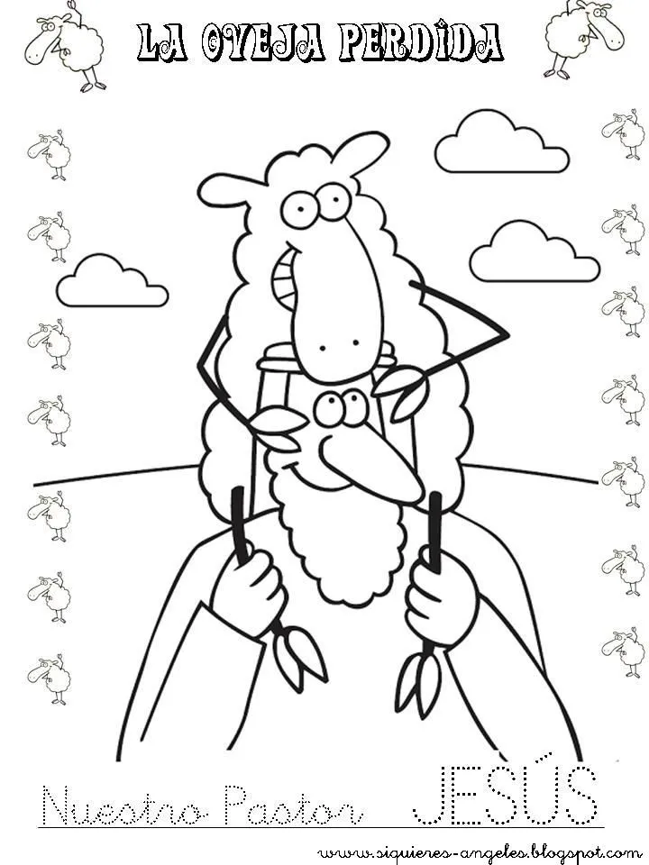 SGBlogosfera. Amigos de Jesús: FICHAS: "LA OVEJA PERDIDA" SGBlogosfera. Amigos de Jesús: FICHAS: "LA OVEJA PERDIDA"