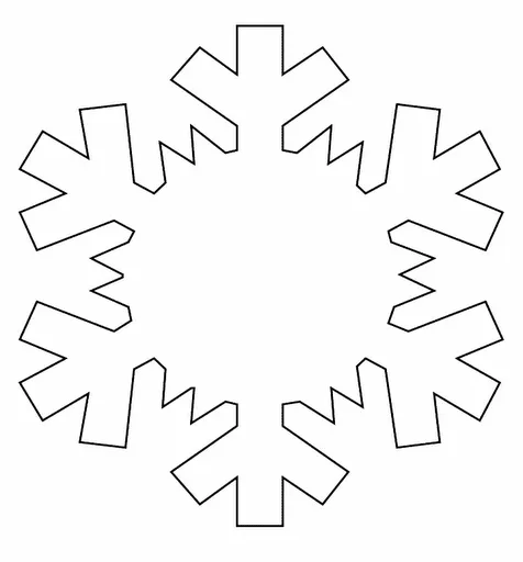 Imágenes de copos de nieve para colorear - Imagui