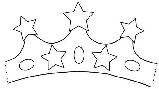 Plantilla de corona de cumpleaños - Imagui