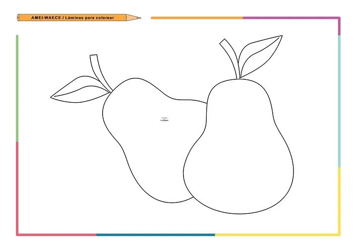 SGBlogosfera. María José Argüeso: FRUTAS PARA COLOREAR