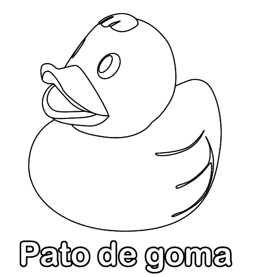 Dibujo patito de hule bebé para colorear - Imagui Dibujo patito de hule bebé para colorear - Imagui
