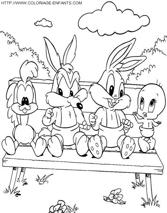 SGBlogosfera. María José Argüeso: LOONEY TUNES BABY PARA COLOREAR