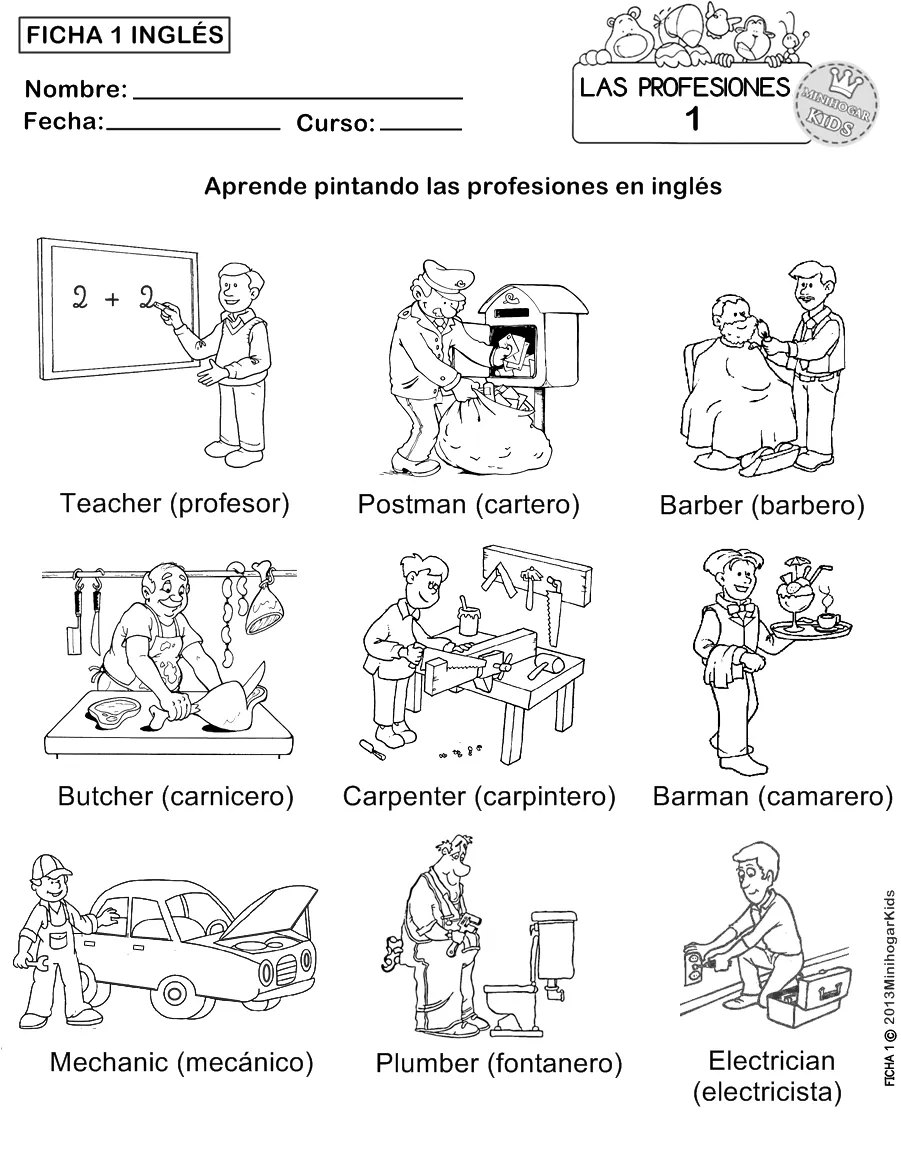 SGBlogosfera. María José Argüeso: TRABAJAMOS LAS PROFESIONES EN INGLÉS SGBlogosfera. María José Argüeso: TRABAJAMOS LAS PROFESIONES EN INGLÉS