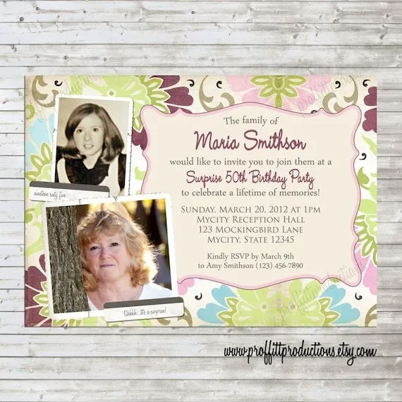 Shabby Chic custom photo birthday party por ProffittProductions Shabby Chic custom photo birthday party por ProffittProductions