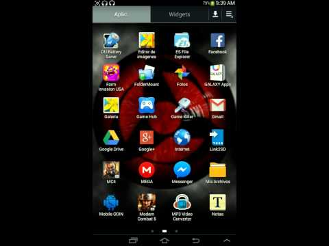 Sharingan fondo en mobimiento para android - YouTube