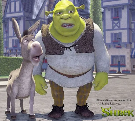 Sherk y burro - Imagui