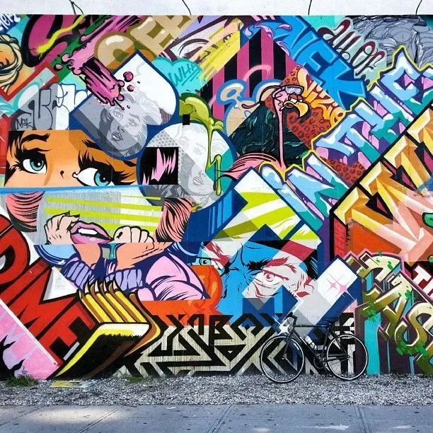 ShmuliPhoto: #graffiti on the wall with my #bikenyc in #soho... ShmuliPhoto: #graffiti on the wall with my #bikenyc in #soho...