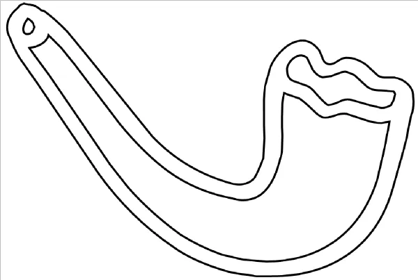 Shofar Outline Clip Art at Clker.com - vector clip art online ... Shofar Outline Clip Art at Clker.com - vector clip art online ...