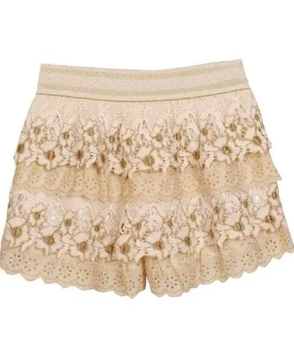 Short crochet flor-Maquilla-Spanish SheIn(Sheinside) Short crochet flor-Maquilla-Spanish SheIn(Sheinside)