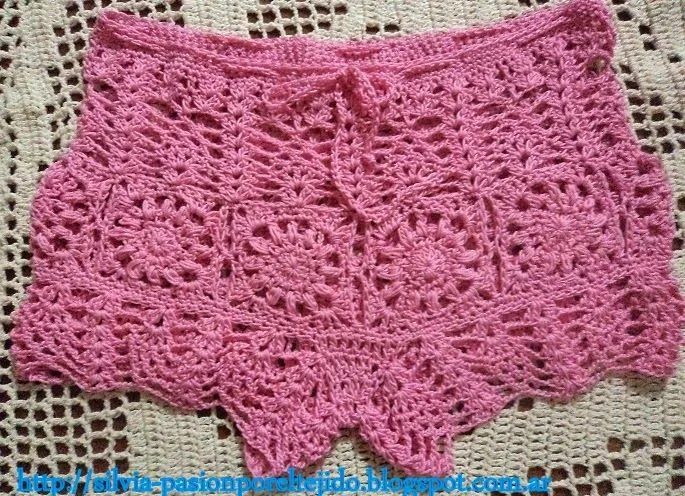 Como hacer un short a crochet paso a paso - Imagui