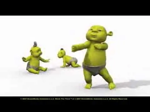 Shrek 4- adelanto de bebes bailando - YouTube Shrek 4- adelanto de bebes bailando - YouTube