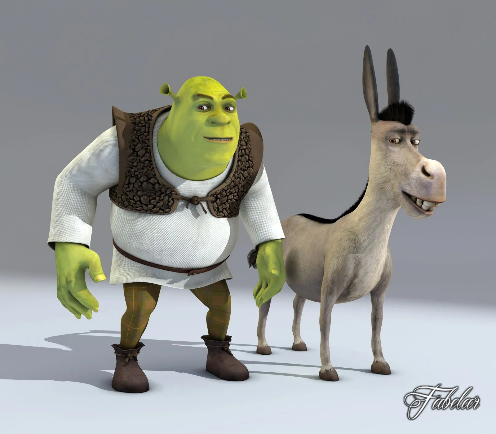 Shrek y burro Modelo 3D $299 - .max - Free3D Shrek y burro Modelo 3D $299 - .max - Free3D