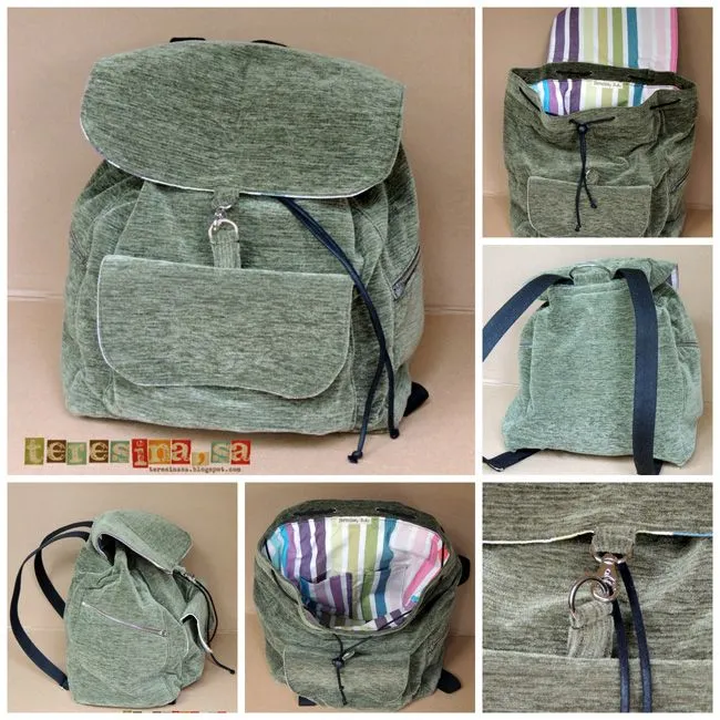 Hoy sí, el tutorial de la mochila - Teresina, s.a. Manualidades Hoy sí, el tutorial de la mochila - Teresina, s.a. Manualidades