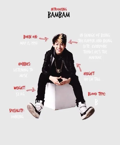 Siamese Smile <3 GOT7's Bambam | <3 Kpop | Pinterest
