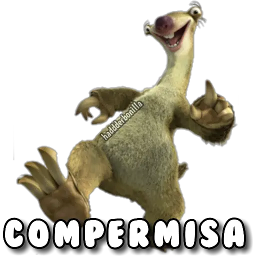 Sid(age the ice) - Stickers para WhatsApp