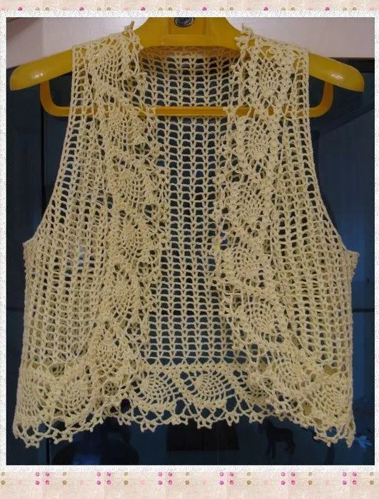 Sidney Artesanato: Bolero...dá um UP no visual | crochet chalecosy ... Sidney Artesanato: Bolero...dá um UP no visual | crochet chalecosy ...