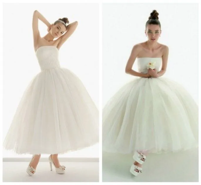 Siéntete como una bailarina con un vestido de novia con tutú Siéntete como una bailarina con un vestido de novia con tutú