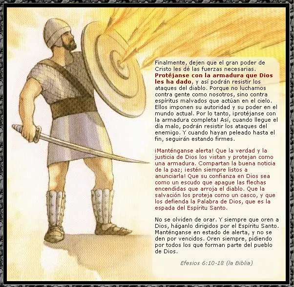 Significado de la armadura de dios - Imagui