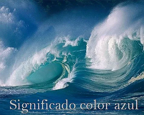 Significado color azul.