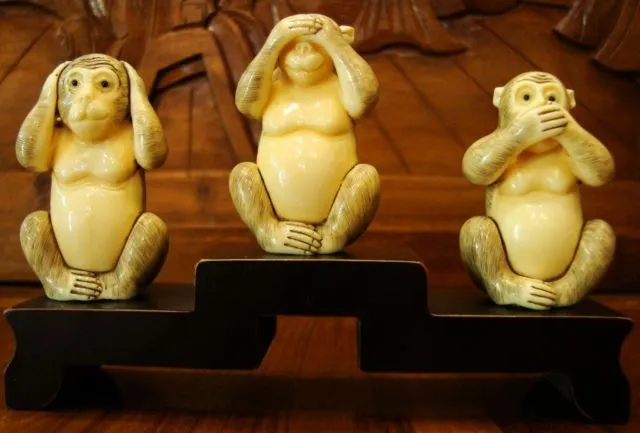 Significado de los tres monos sabios o chinos (aunque son ... Significado de los tres monos sabios o chinos (aunque son ...