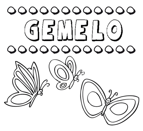 Dibujos de gemelos para colorear - Imagui