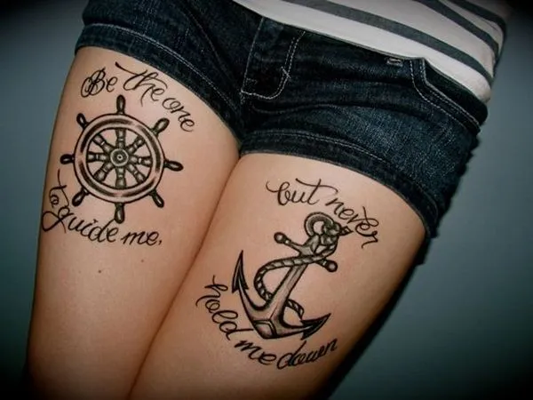 Significado del tatuaje de timón