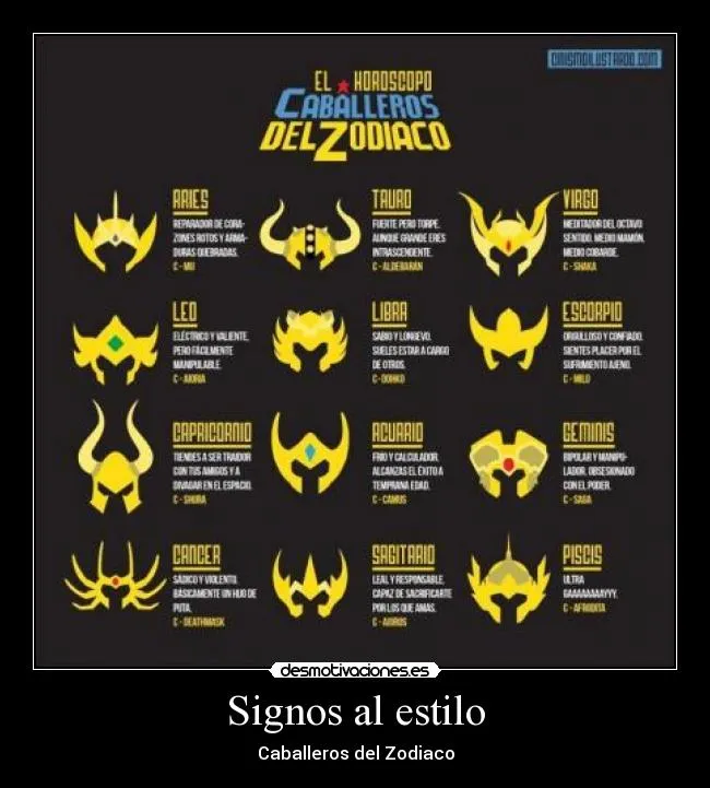 Signos al estilo | Desmotivaciones