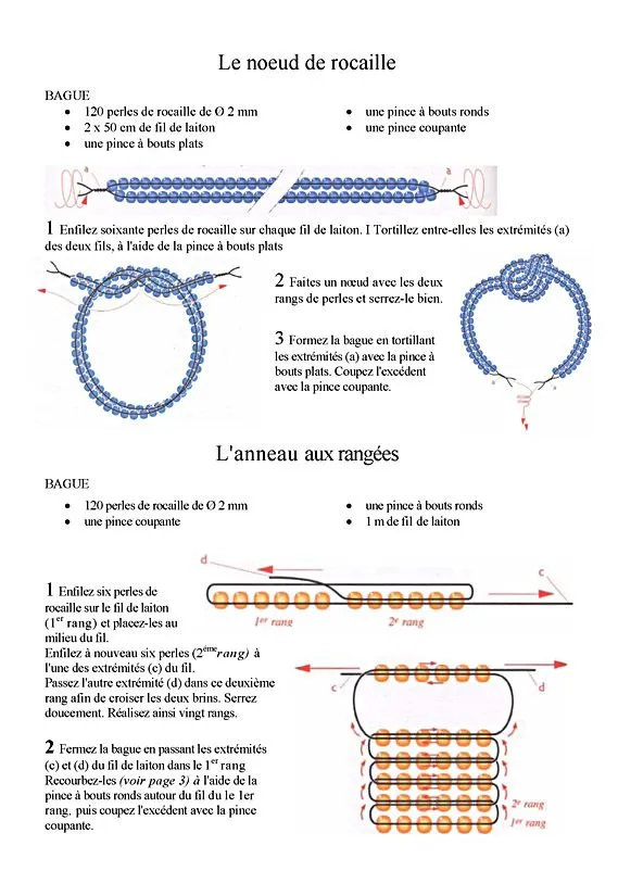 Silimoda: Mostacillas Anillos muy sencillos Silimoda: Mostacillas Anillos muy sencillos