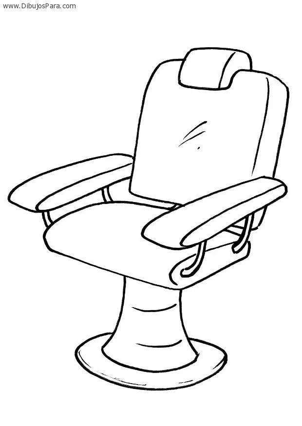 Dibujo de silla de peluquero | Dibujos de Sillas para Pintar ... Dibujo de silla de peluquero | Dibujos de Sillas para Pintar ...