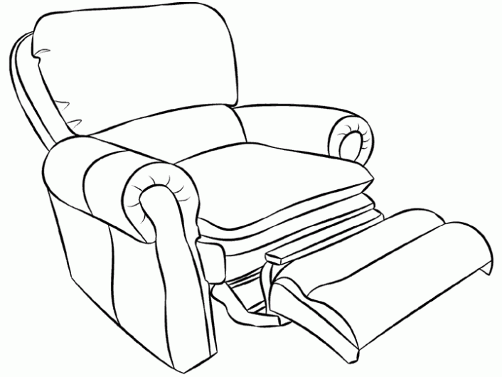Imagenes de sofas para colorear - Imagui