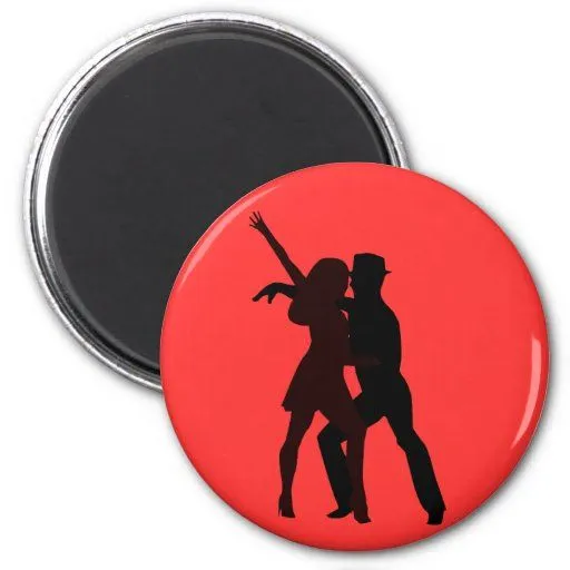 Silueta de los bailarines de la salsa camiseta de Zazzle.