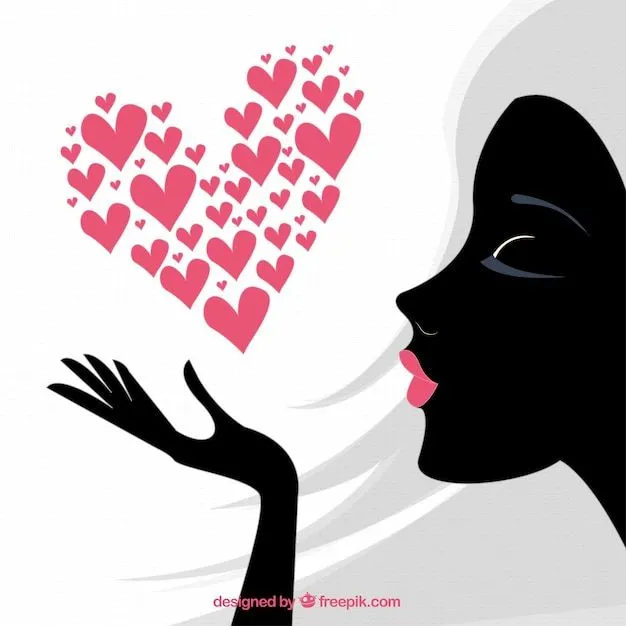 Silueta Del Corazon | Fotos y Vectores gratis