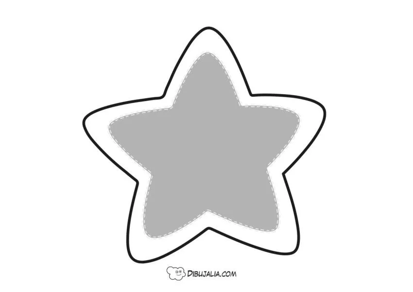 Silueta estrella brillante - Dibujo #1214 - Dibujalia - Dibujos para Colorear y Recursos Educativos Silueta estrella brillante - Dibujo #1214 - Dibujalia - Dibujos para Colorear y Recursos Educativos