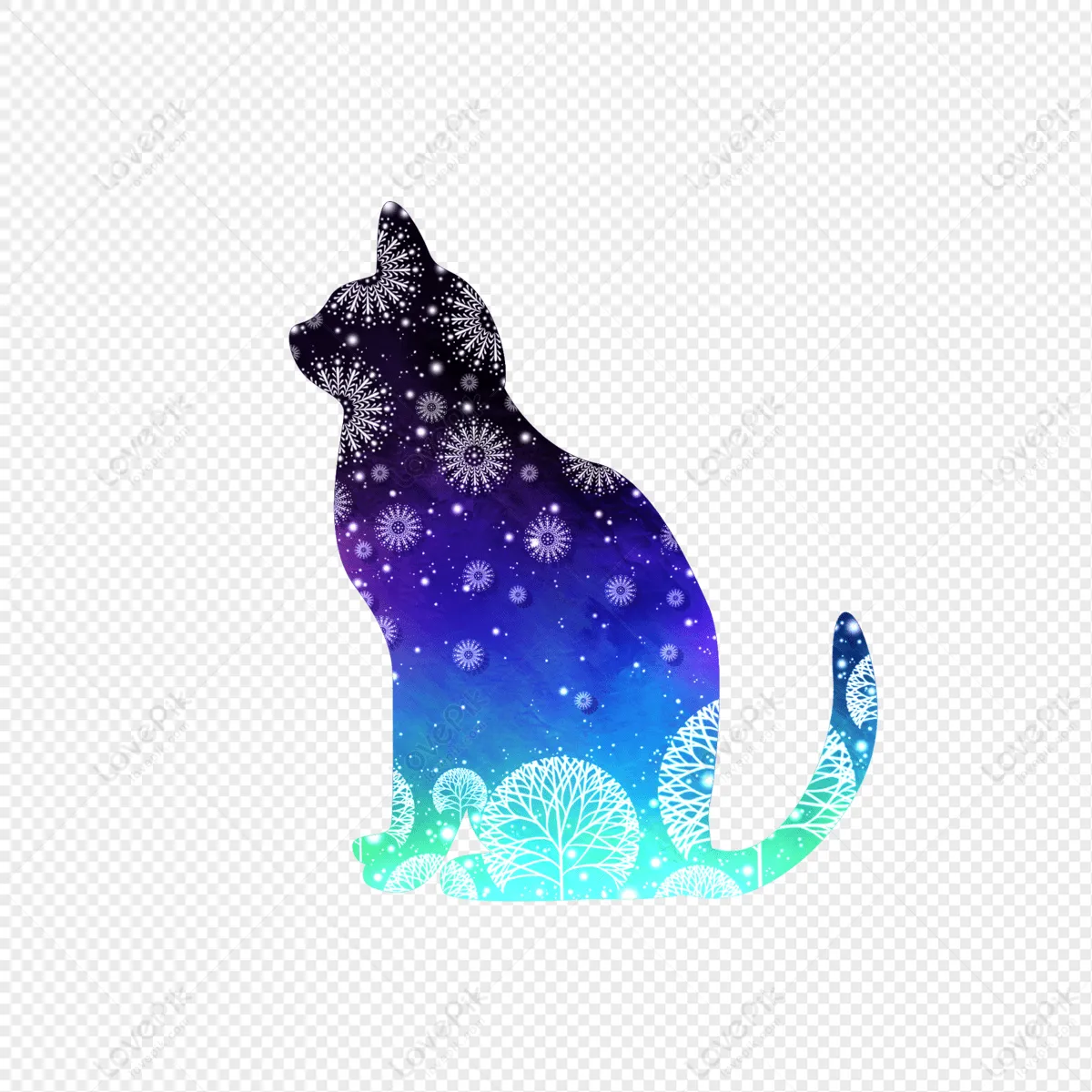 Silueta De Gato PNG Imágenes Gratis - Lovepik