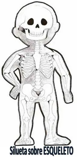 Silueta humana niño para colorear - Imagui