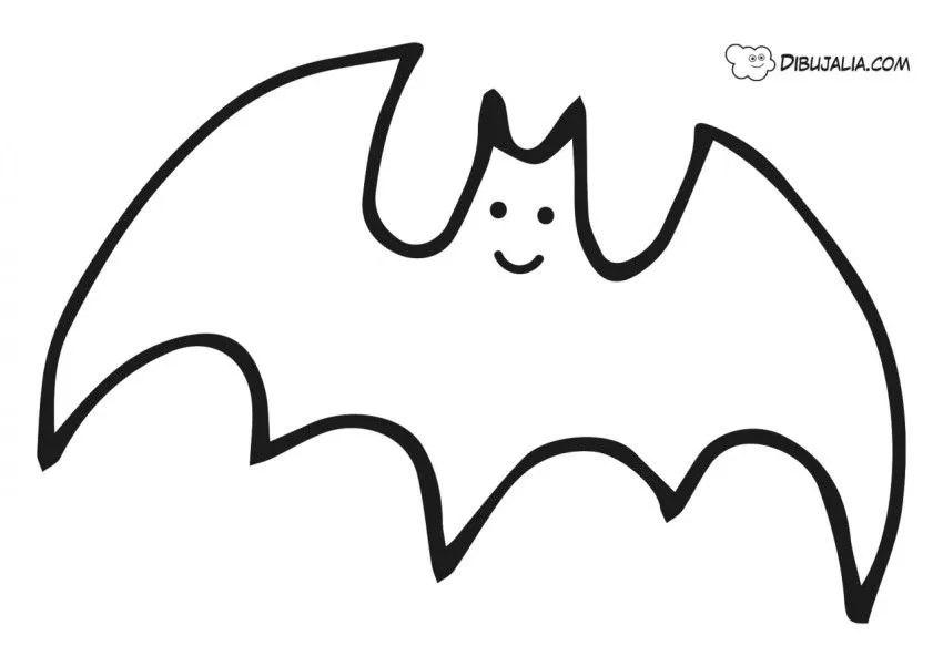 Silueta de murciélago - Dibujo #280 - Dibujalia - Dibujos para Colorear y Recursos Educativos Silueta de murciélago - Dibujo #280 - Dibujalia - Dibujos para Colorear y Recursos Educativos
