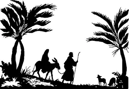 Siluetas de Navidad - Hilos para Bordar (DMC, Rosace, Anchor ...