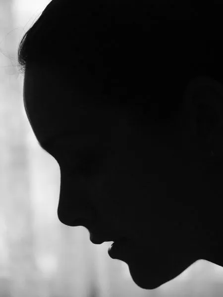 Silueta rostro de mujer - Imagui